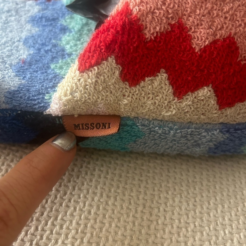 NWT! Missoni Cecil Open Slippers Terry Cloth Size XL - Picture 10 of 14